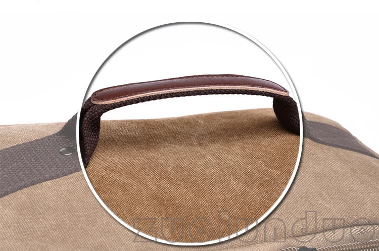 Men's Backpack Vintage Canvas Backpack School Bag Men's Travel Bags Large Capacity Backpack  Laptop Backpack Bag High Qualit